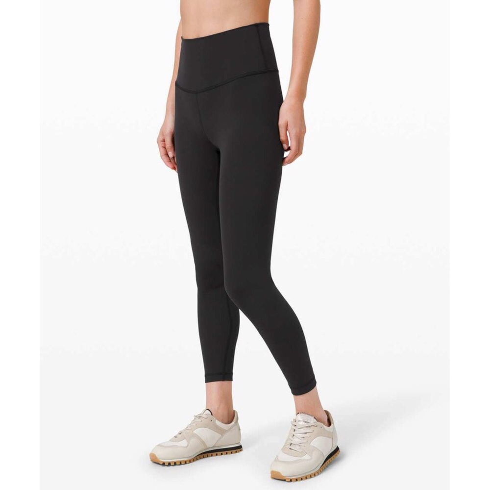 🌼Lululemon Wunder Train High-Rise Tight 25”Black (First Release) Size 2